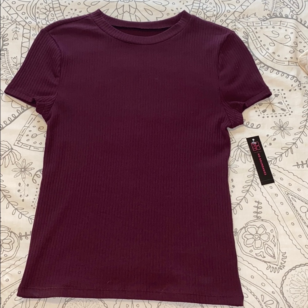 No Boundaries Ribbed T-Shirt